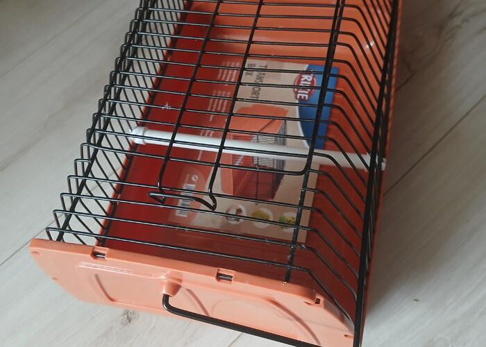 Grajewo ogłoszenia: Transporter klatka dla ptaków 30×18×20 zwierząt ,raz użyta do...