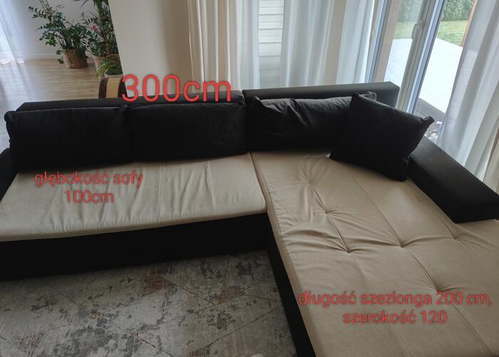 Grajewo ogłoszenia: Sprzedam narożnik. Wymiary na zdjęciu. Stan bardzo dobry. Funkcja...