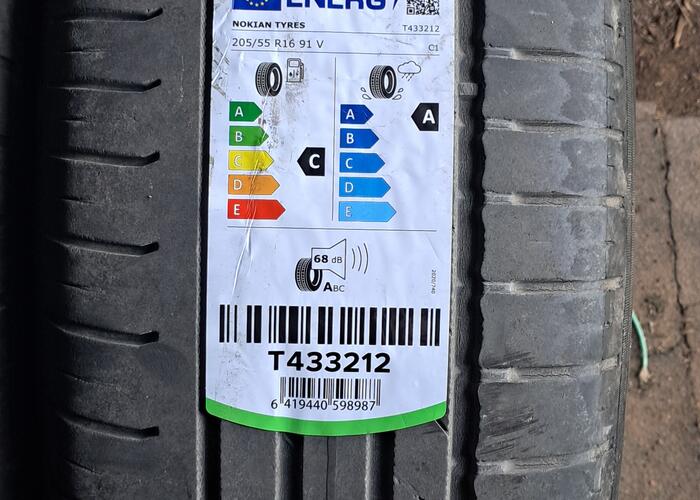 Grajewo ogłoszenia: Sprzedam dwie opony letnie Nokian 205.55r16