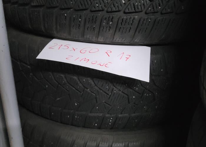 Grajewo ogłoszenia: Trzy opony zimowe 215x60x17, cena za całość
